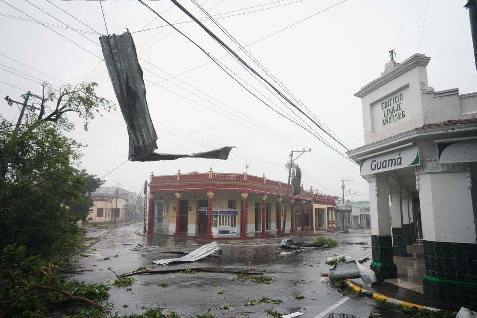 飓风“伊恩”登陆 古巴全境停电