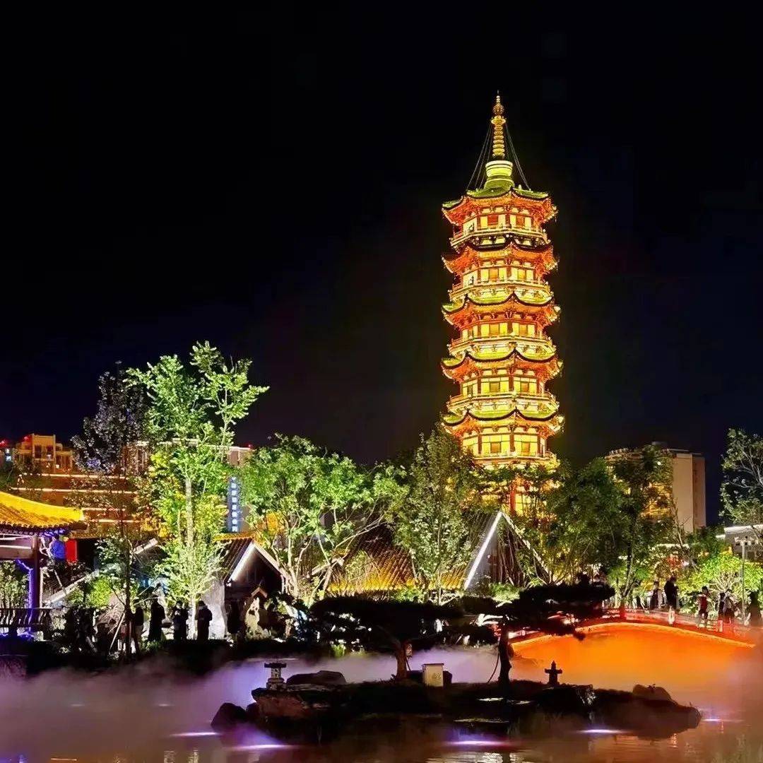 万众期待!唐园开园,让我们梦回大唐 感受国风唐“潮”_西昌_灯光_市民