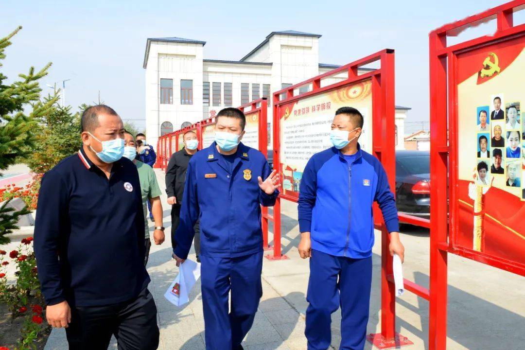 哈尔滨支队副支队长李岩指导双城大队消防安全示范村创建工作_建设