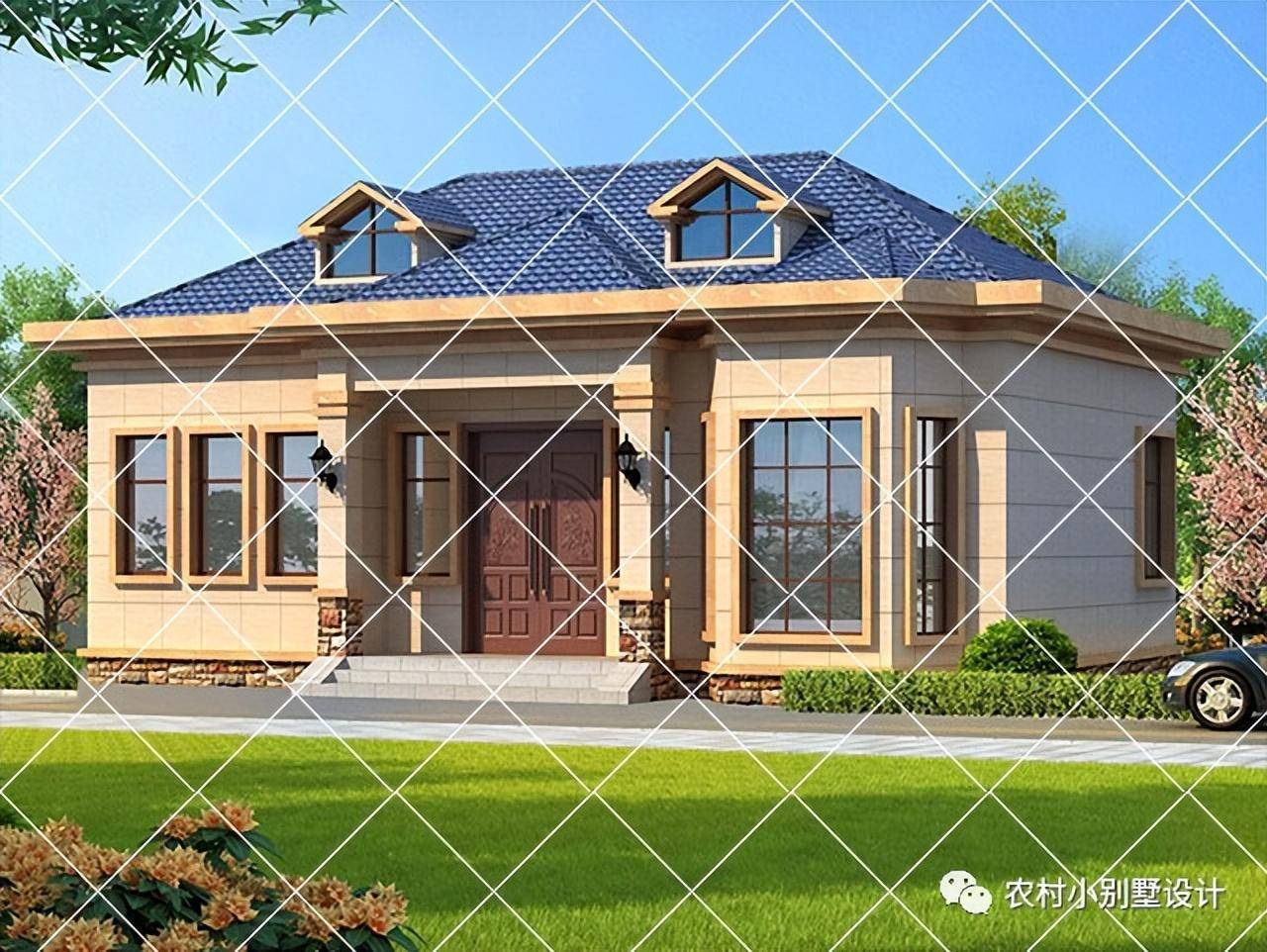 46款经典一层农村别墅,造价最低只要12万,建成效果不输百万别墅!