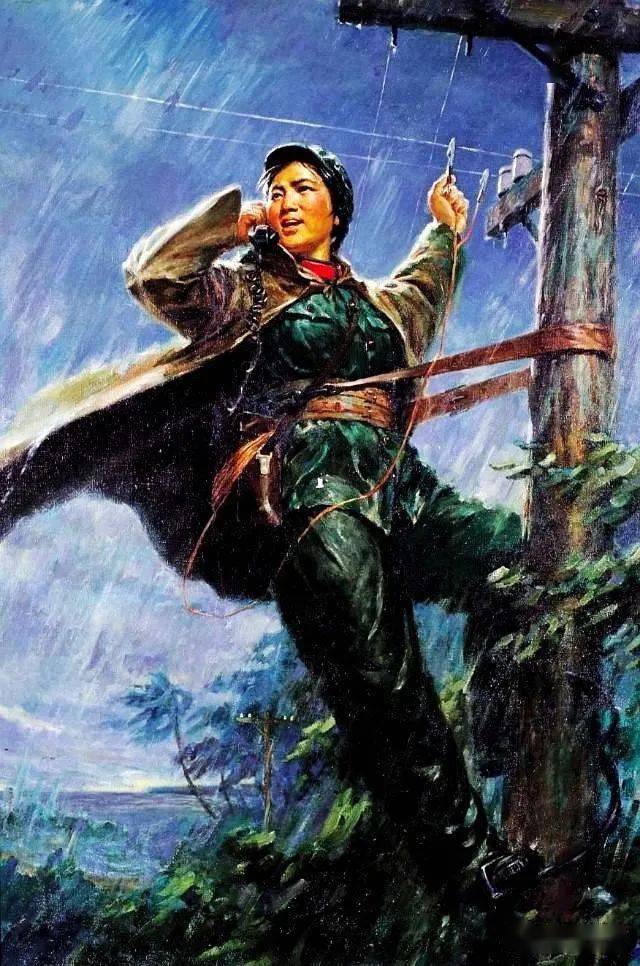 【诗画阅微】画家笔下的女兵_油画_中国_黄胄