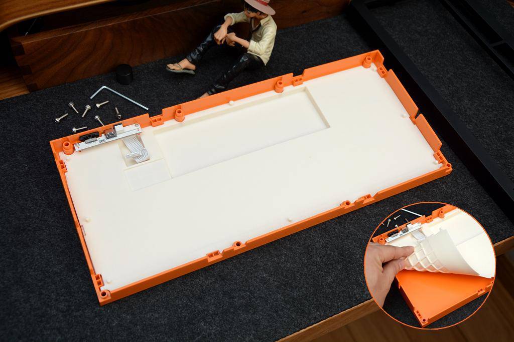 人生第一把客制化键盘就是它了,贱驴A3落日橙客制化套件体验