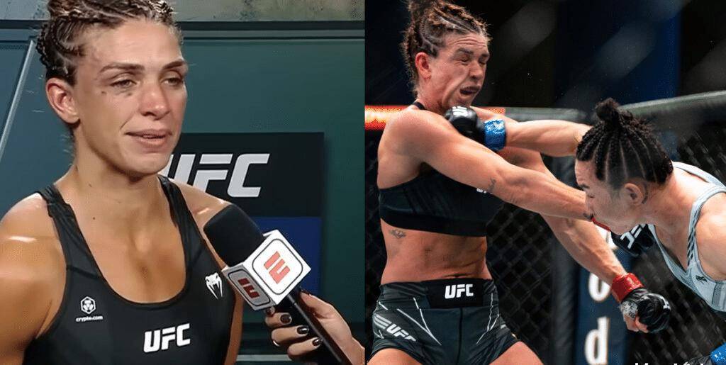 闫晓楠是第一位签约ufc的中国女子选手,进入ufc后散打出身的她依靠