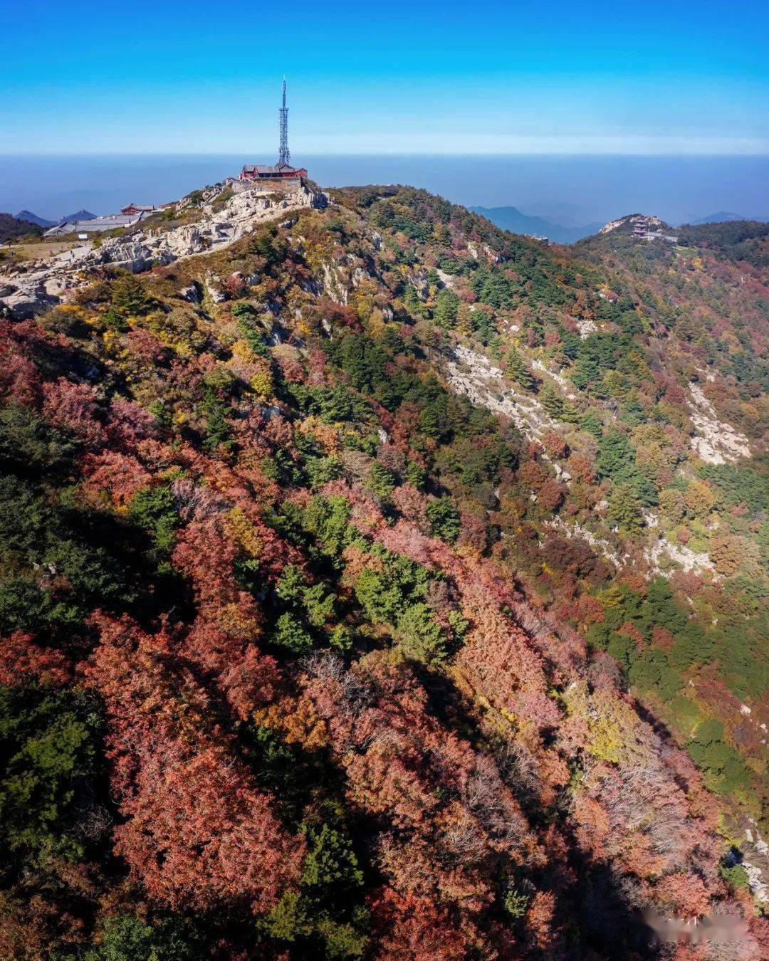 泰山秋色,醉美如画_群山_轮廓_景区