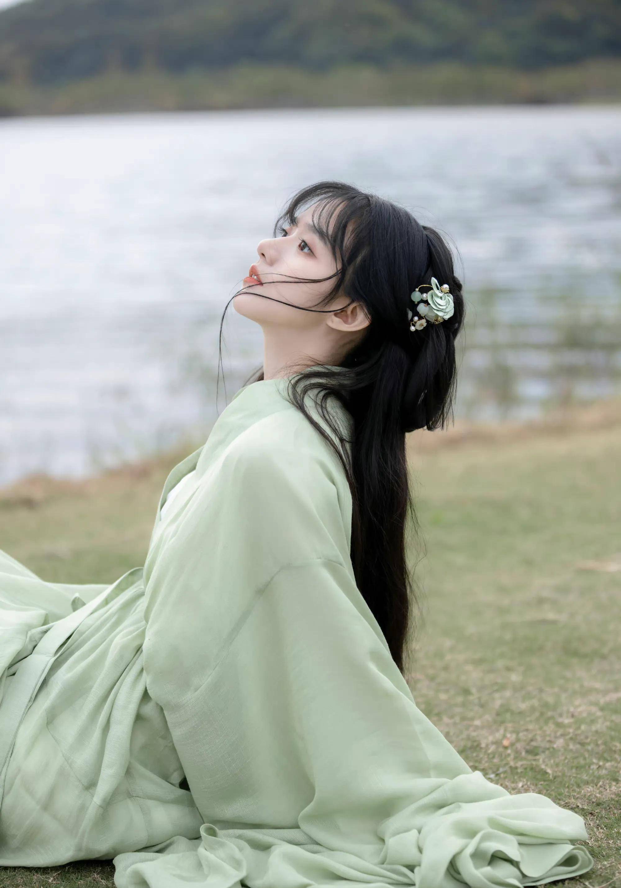 姜杉生日古董照,高清壁纸,美美如画_长裙_照片_漂亮