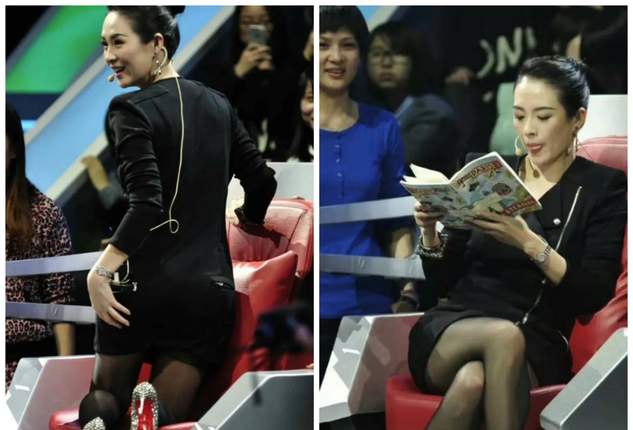 坐姿彰显明星本色,张磊端庄,柳岩可爱,袁立和李湘最霸气_性格_上身_一