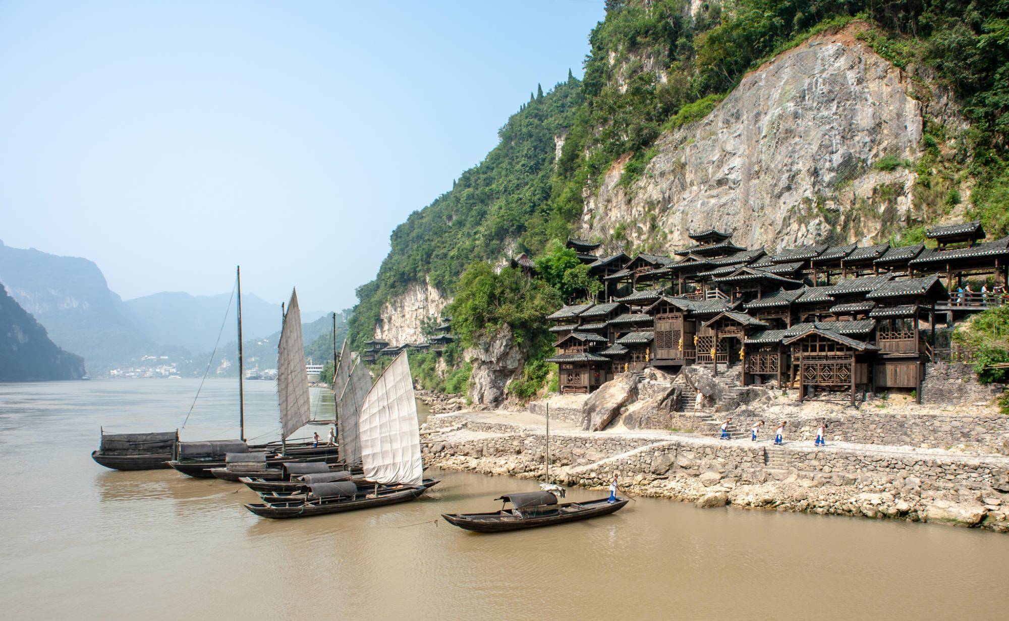 湖北宜昌三峡人家，长江三峡最美的风景线，景色宛若“世外桃源”