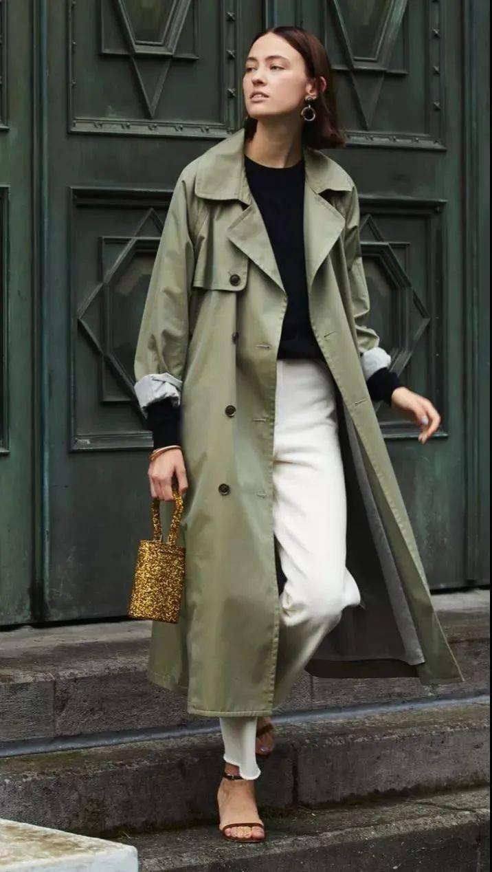 风衣 裤子,今年秋冬最吸睛的搭配来了!_感觉_裙子_气质