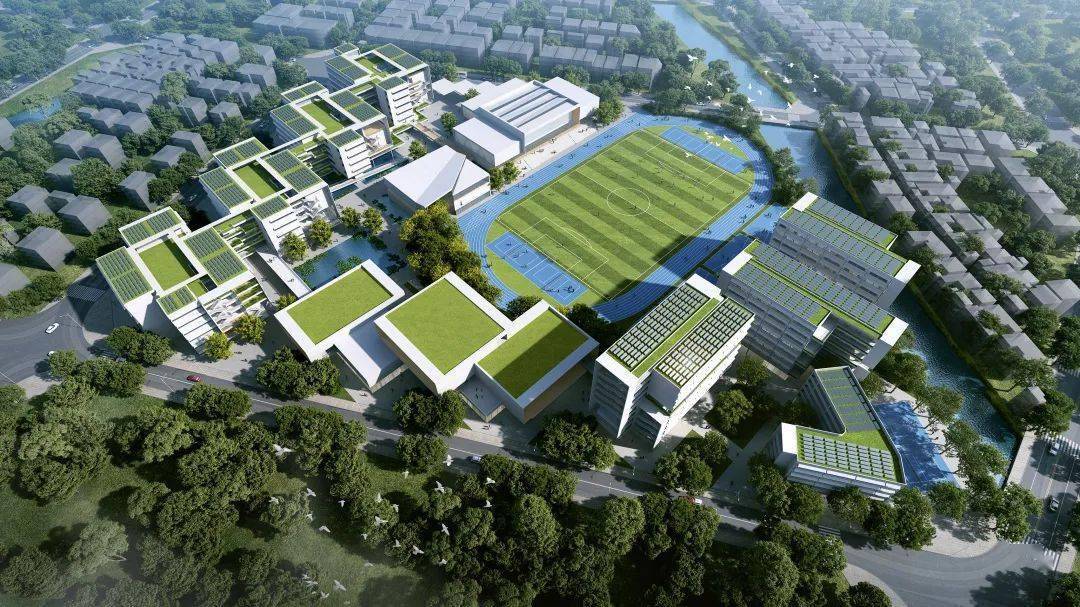竞赛第一名 | 佛山市顺德区陈惠南纪念中学原地重建工程 / 中国建筑