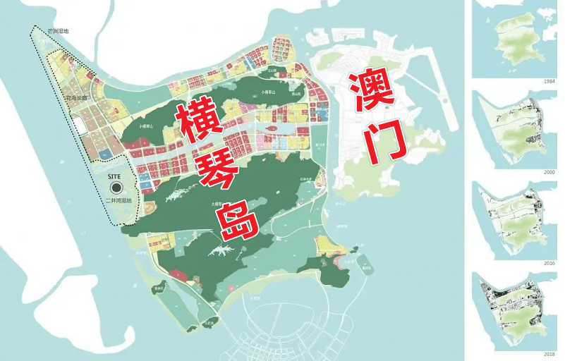 珠海横琴岛高清地图图片