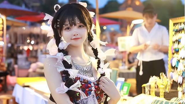 九龄变身傣族少女,幼态美又来到了巅峰_cos_视频_网友