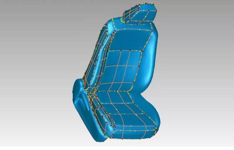汽车座椅三维扫描抄数逆向全尺寸检测3d绘图测量出模具加工图纸