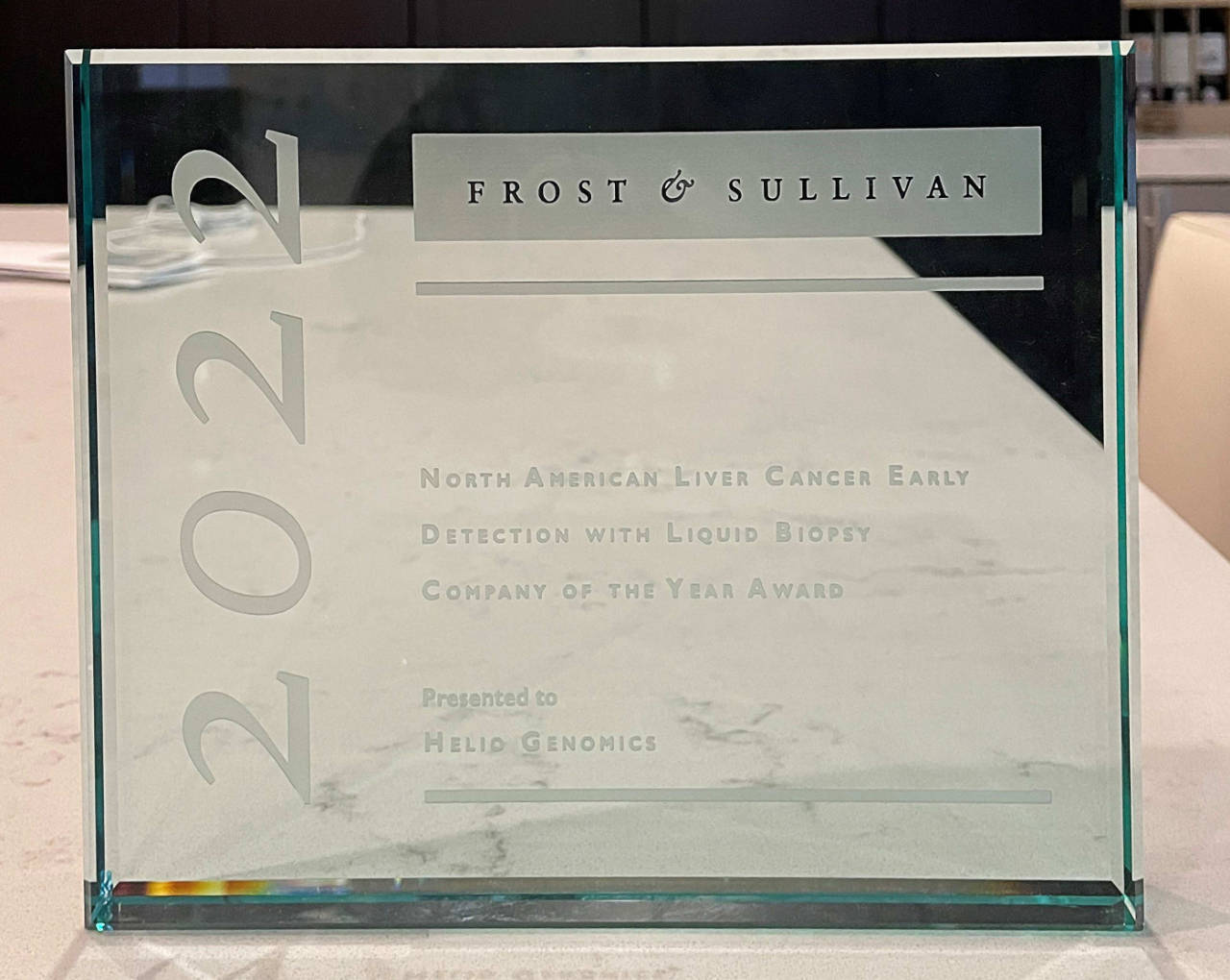 莱盟集团旗下Helio荣获Frost&amp;Sullivan颁发“北美肝癌早筛年度最佳实践公司”