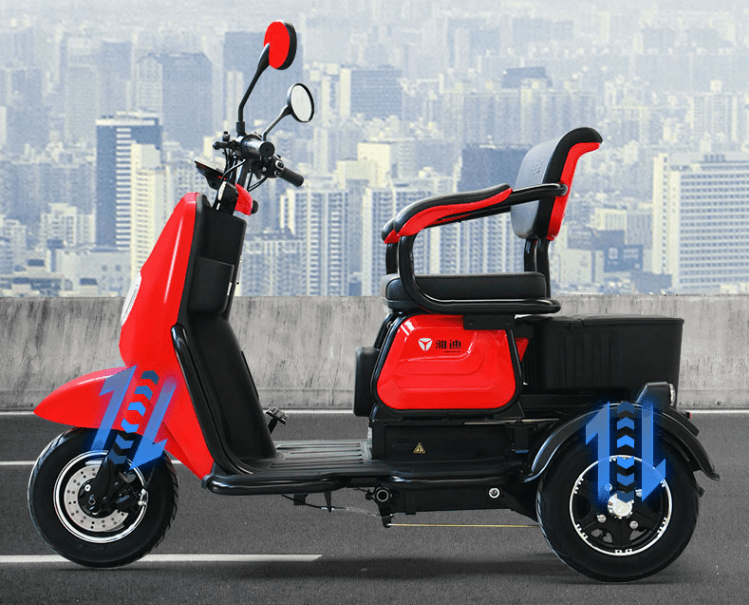 雅迪,爱玛2款电动小三轮,全国上牌,能防溜坡,主打老年人代步_搜狐汽车