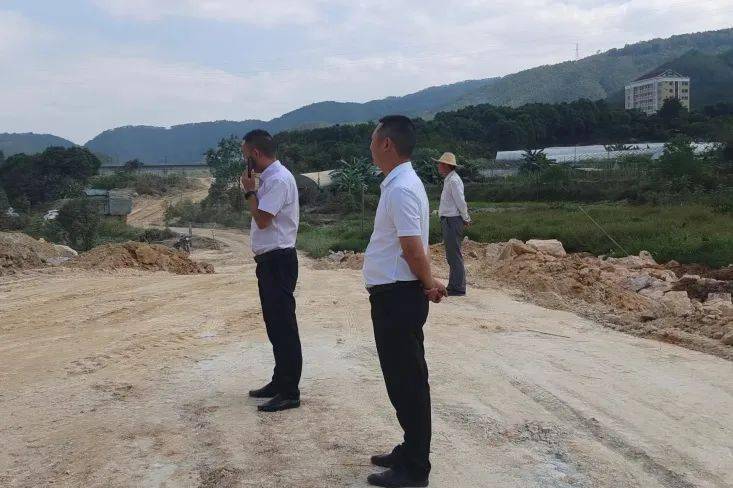 推进横五线光林段工程建设.卜石洋段水渠评估.