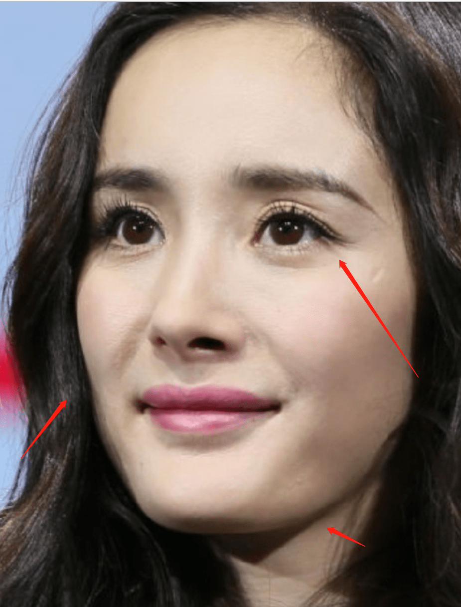 明星眼部状态,杨幂三眼皮,热巴细纹多,果然生图才是"照妖镜"_眼睛