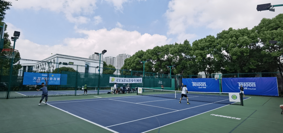 天龙网球老友重聚上海_比赛_陈旭_赛场