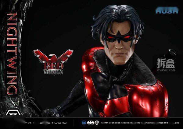 prime 1 studio 蝙蝠侠 – 缄默 夜翼红色版 1/3比例雕像