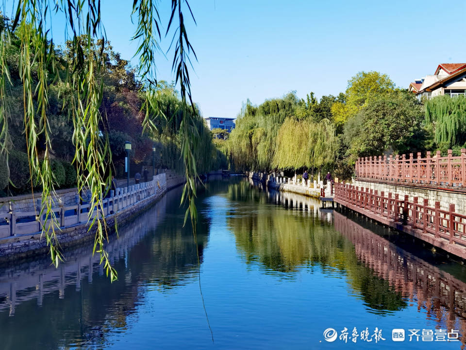 秋天的济南护城河景色旖旎_李春英_护城河_济南