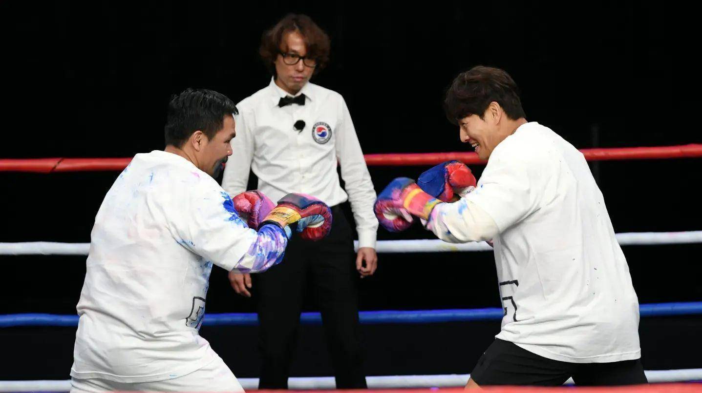 世界拳王曼尼·帕奎奥出演《running man》与金钟国展开拳击对决_节目