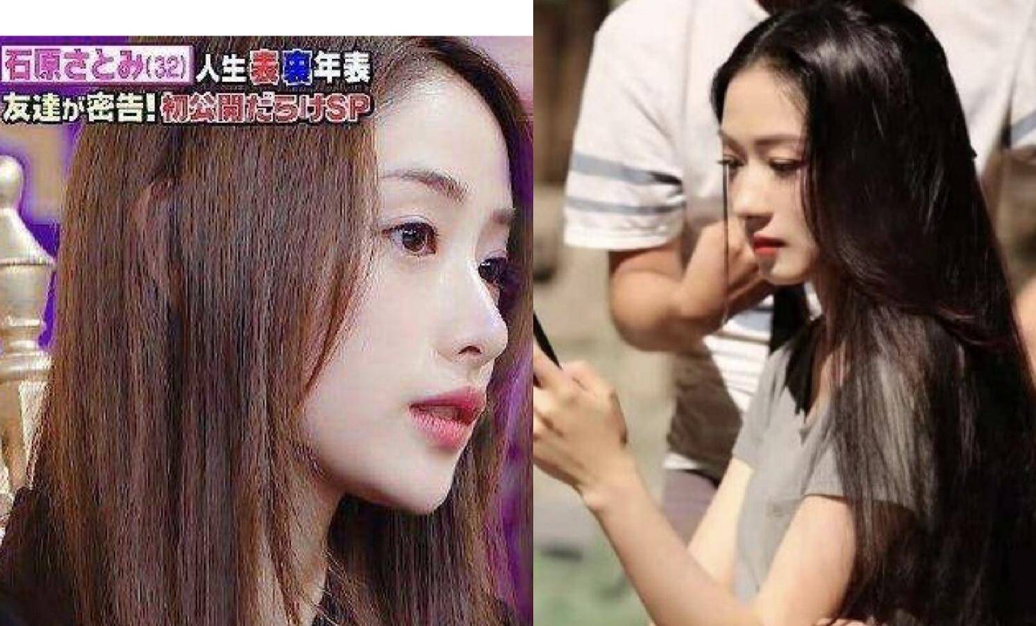 她变了,登上浪姐舞台后,万茜和石原里美的姐妹脸越来越不像了_笑容