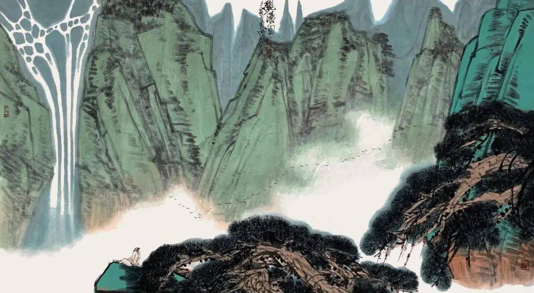 李鼎成|2023 · 当代中国山水画名家笔墨品鉴展_艺术化_创作_河山