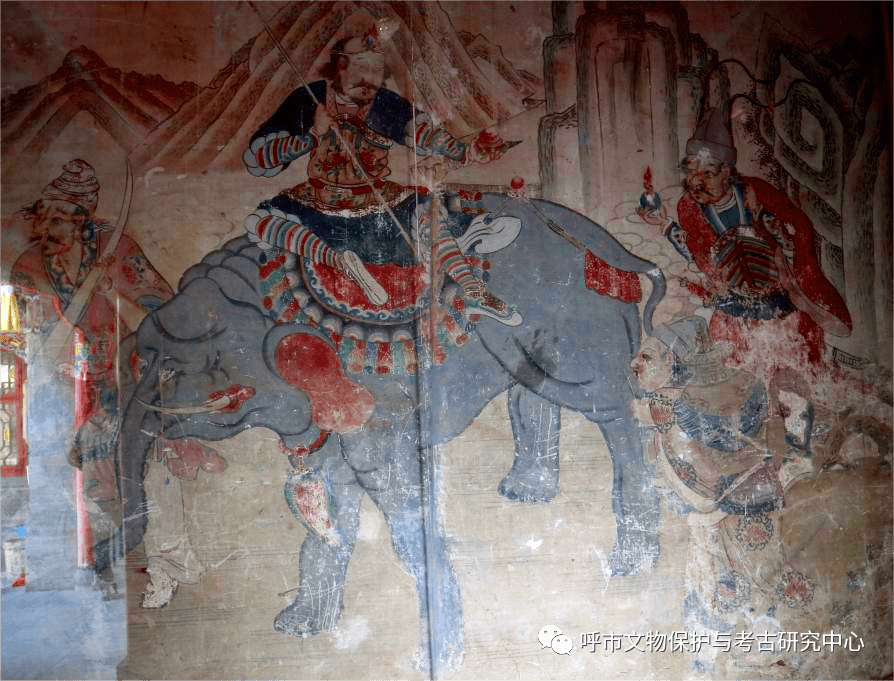 内蒙古地区古代壁画概览(连载27)_鄂尔多斯_颜料层_白粉