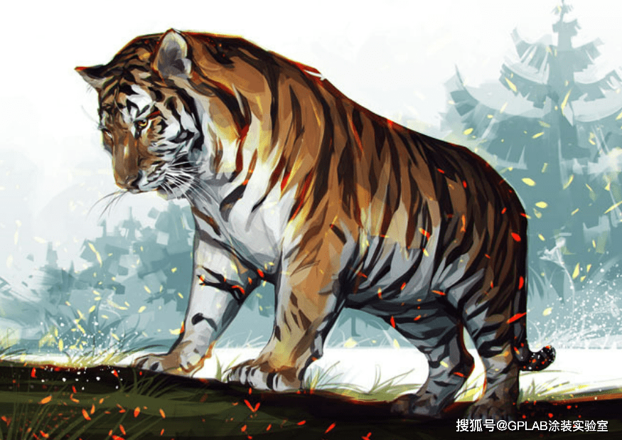 gplab丨gp十二生肖 寅虎涂装_野兽_都是其_中国