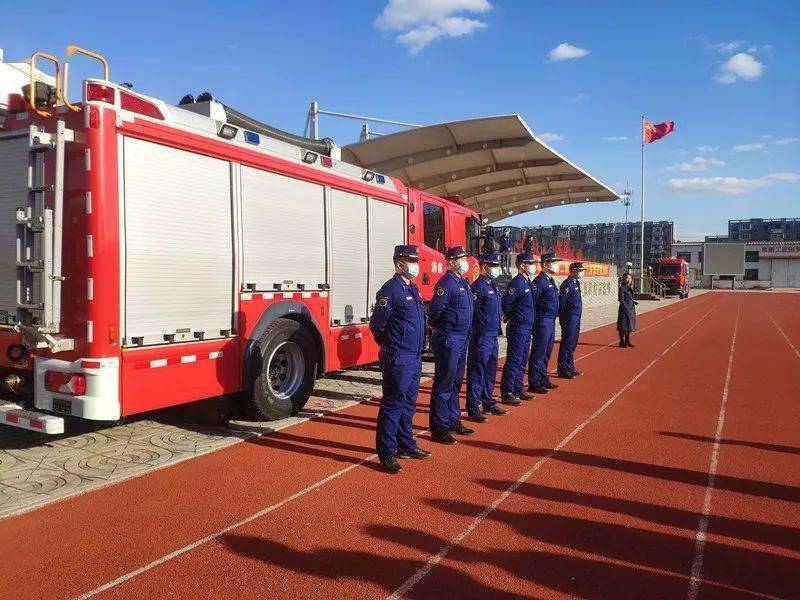 承平区消防救援大队开展校园消防平安应急练习训练