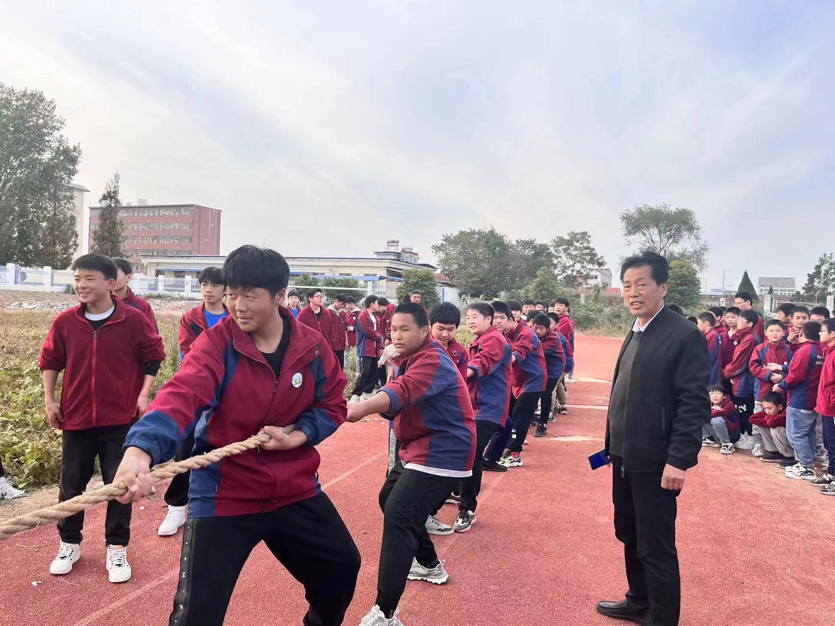 定远启明中学举行秋季运动会_比赛_赛场_全体师生