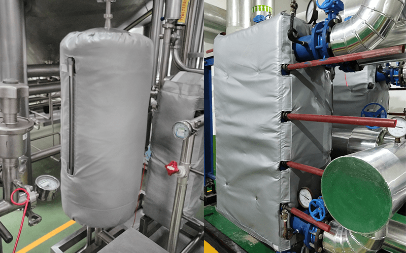 可拆卸保温衣轻松解决蒸汽阀门,换热器等异型设备散热问题_维修_热量