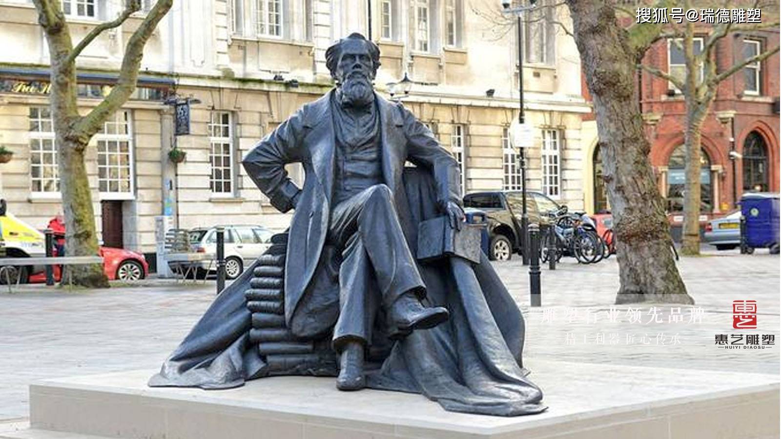 英国批判现实主义作家——铸铜狄更斯人物雕塑_搜狐网, image size:1600x900