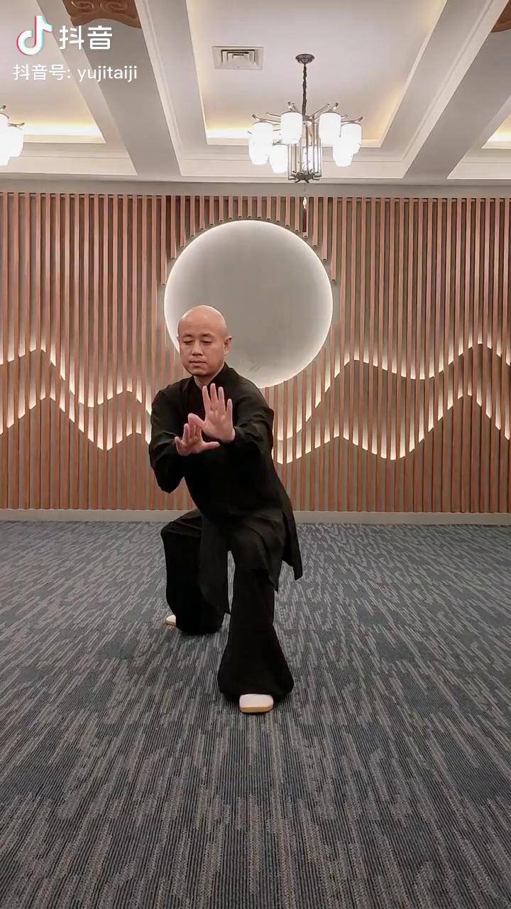 太极拳发力动作展示----云台山释延弘.