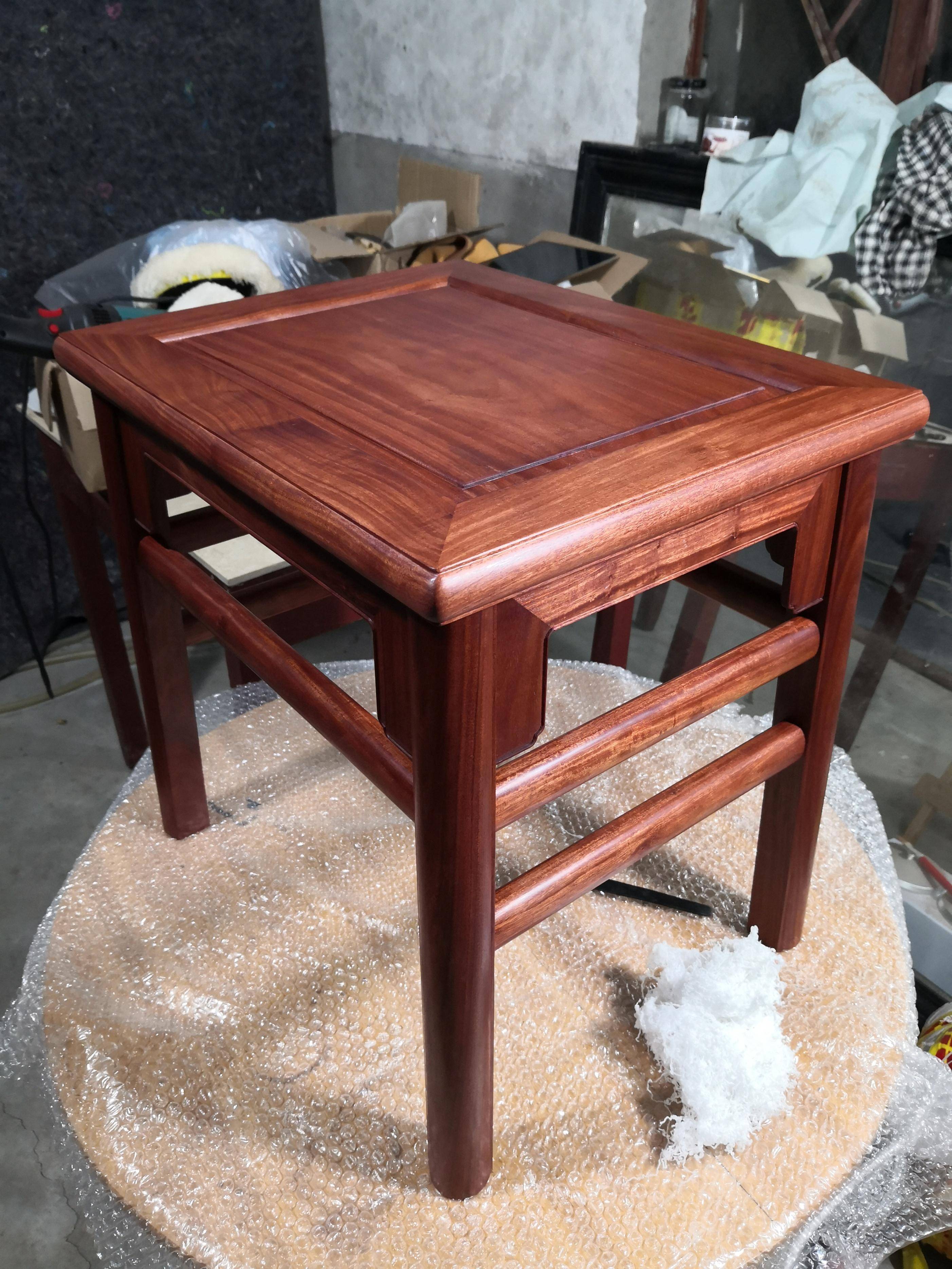王世襄款 红木长方凳_工艺_整体_面板