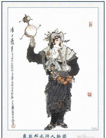 水浒中的全能人物,迷倒李师师,打动宋徽宗,最后功成身退_燕青_卢俊义