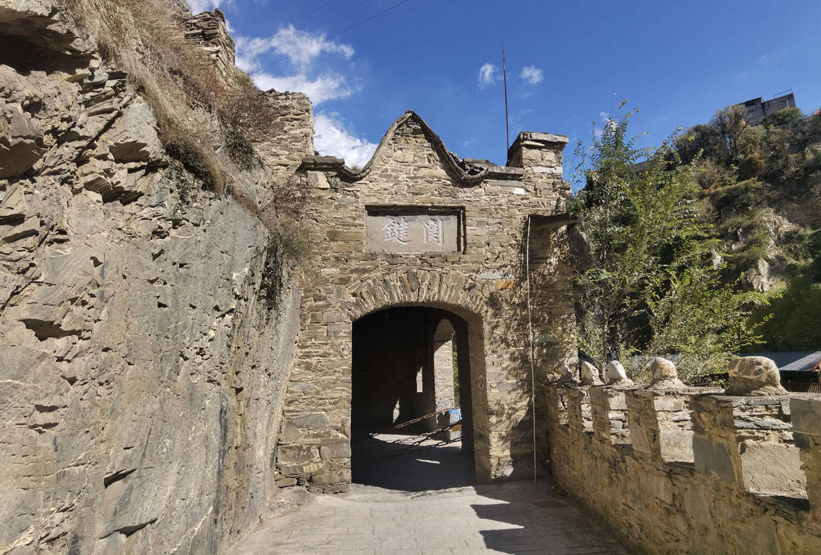 四川小金:三关桥战斗遗址_桥头_金川_铁索桥