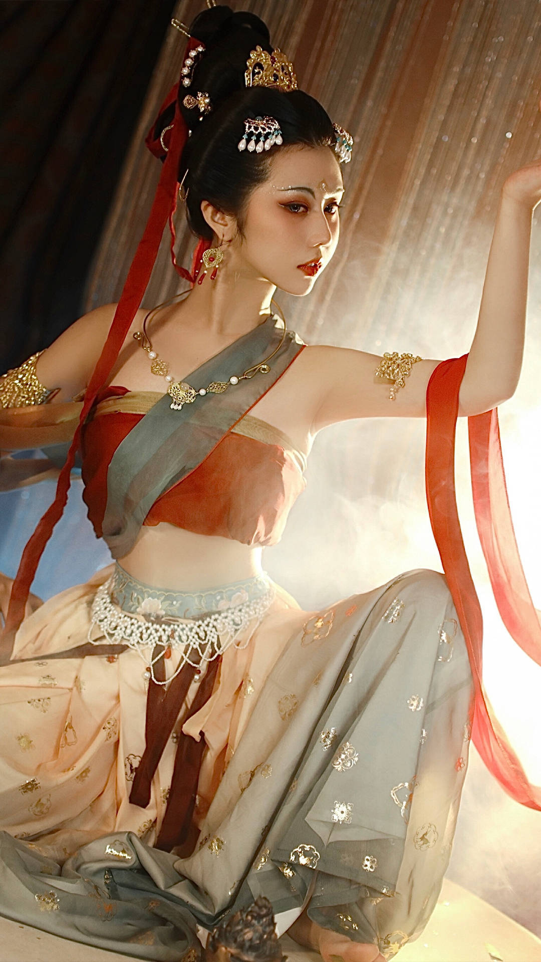 神秘又创意十足的敦煌少女飞天艺术写真_少女_飞天_敦煌