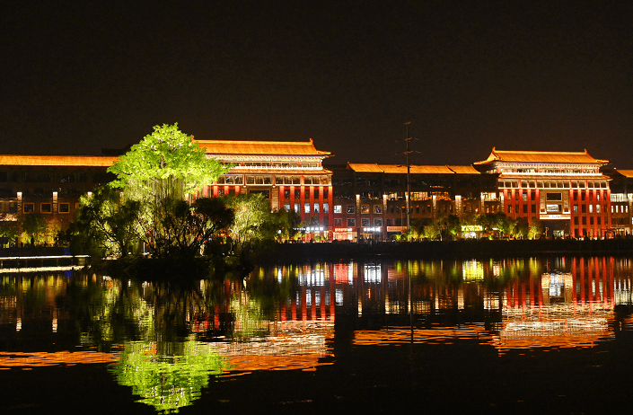 通惠河畔添"御水金环"景观,云光水色中开启灯光秀_高碑店_同心桥_平津