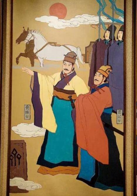 因为在历史上,还有一个人,郑庄公,这个人在春秋的历史上,称为小霸.