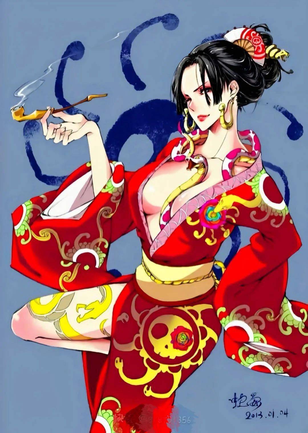 海贼王壁纸缺钱买衣服的女帝汉库克