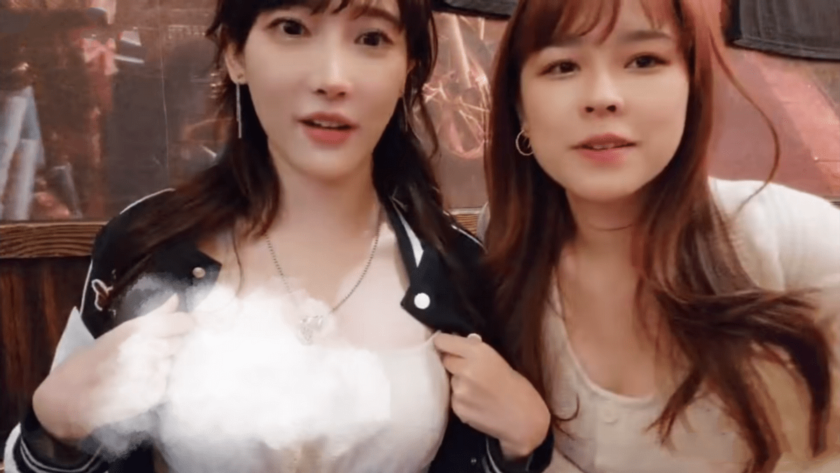 沫子豚豚线下碰面,当场挺胸比身材,沫子嘴硬不服输_直播_因为_才能