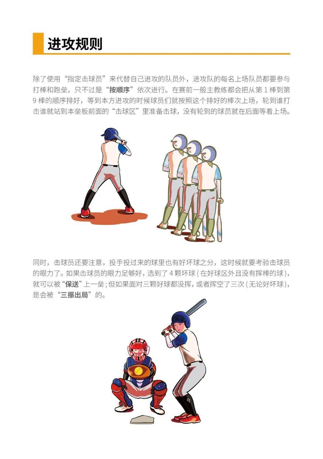 小编决定给安排上一期漫画,详细介绍垒球比赛及垒球规则~2022年"震元