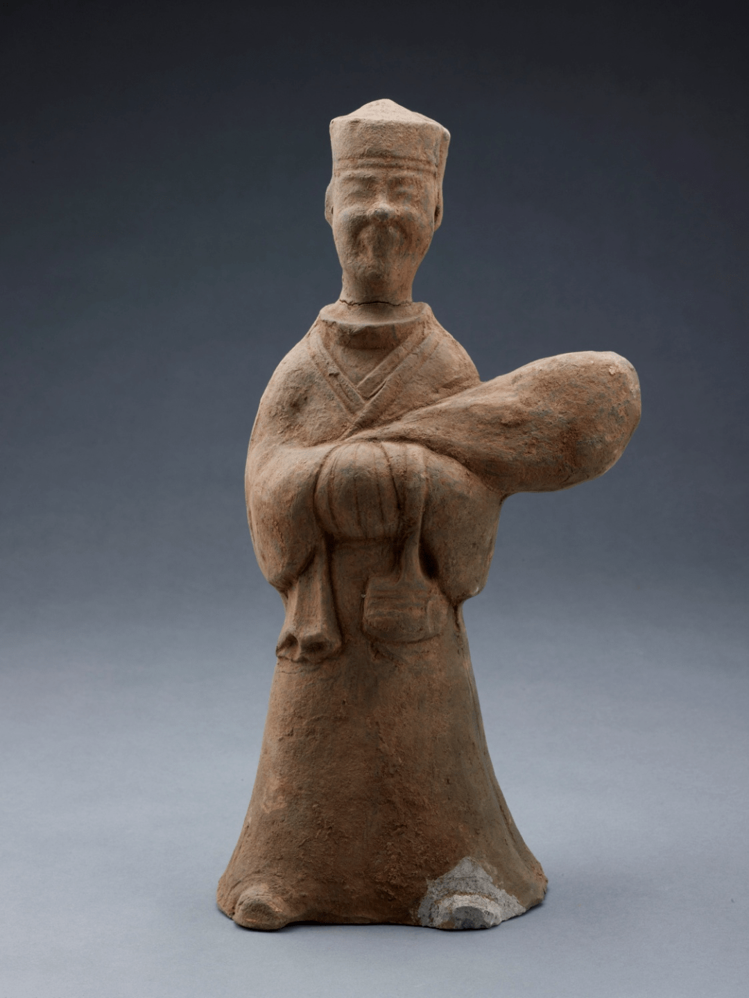 乐博·珍品秀丨侍立俑_乐山市_文物_三级