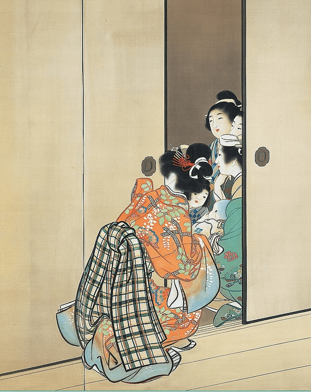 内蒙校尉带您欣赏京都天才少女笔下的美人画|上村松园_好评_明治_时期