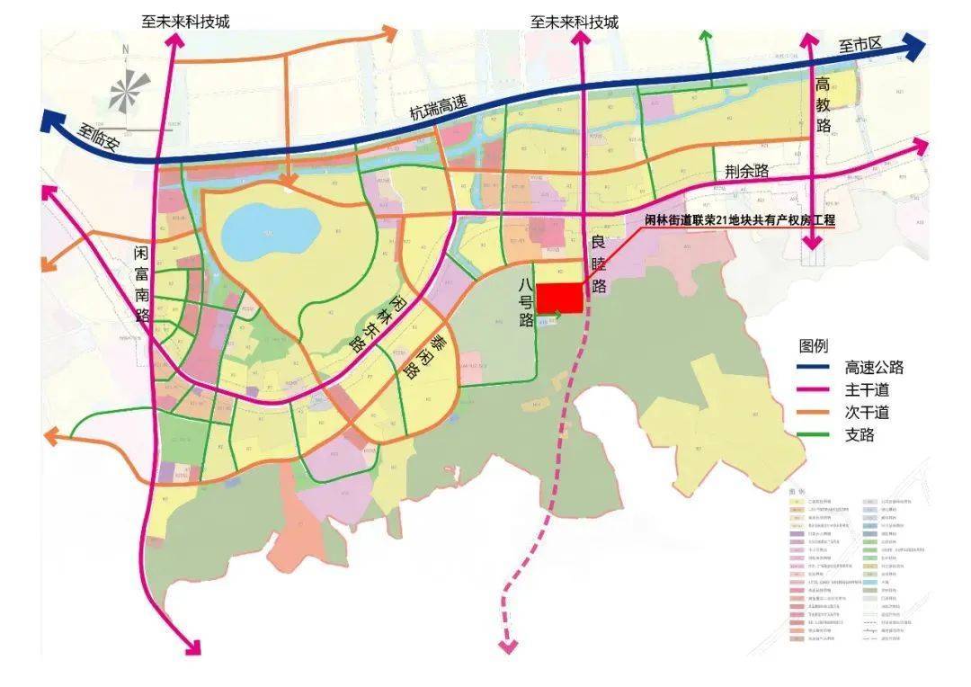 闲林板块最新规划图图片