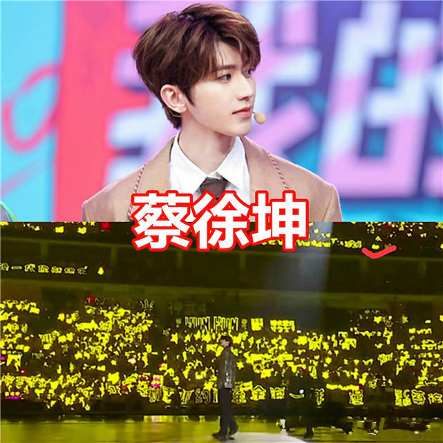 首先第一位就是蔡徐坤的应援色,还记得他在刚刚参加选秀节目的时候