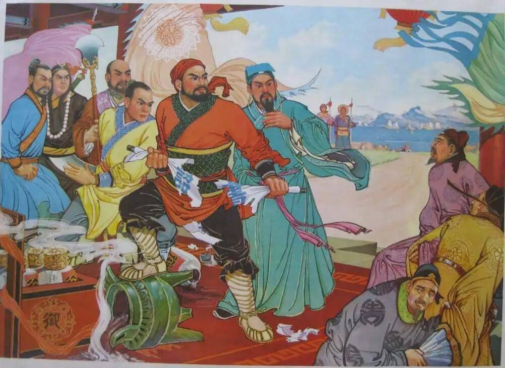 在《水浒传》第六十七回"宋江赏马步三军 关胜降水火二将"中,蔡京得知