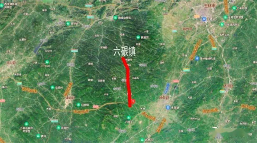 浦北六硍高速公路规划图片