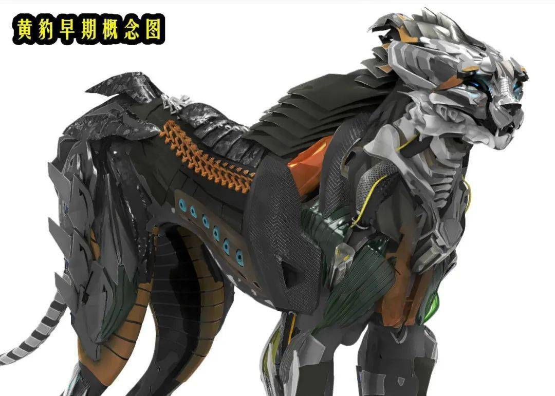 《变形金刚7》野兽金刚四人组,黑猩猩,犀牛,黄豹,飞箭全亮相