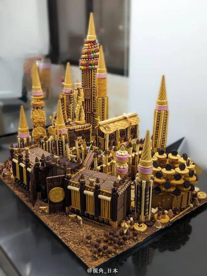 今日趣闻 用零食搭出来的城堡 & 京都水族馆的水母们 等_日本_twi_乡